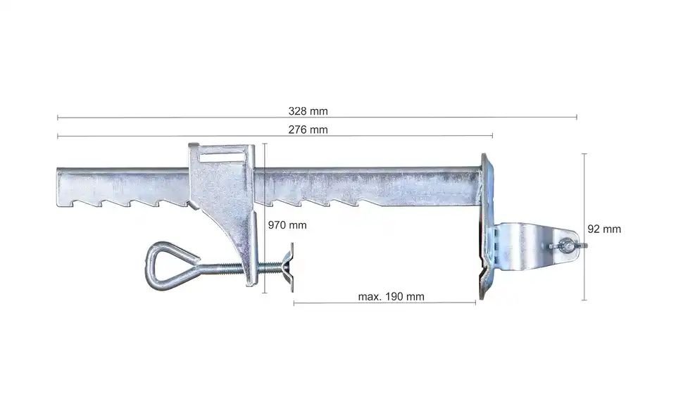Sonnenschirm-Befestigung für Balkonbrüstung - Möbel Kraft