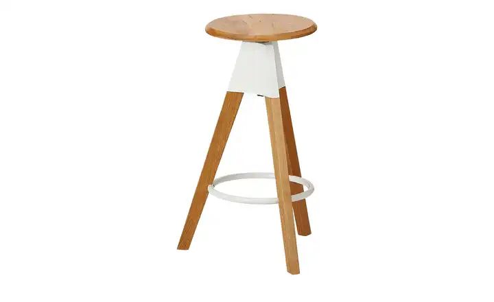 Barhocker verstellbar Eichenholz - Bei Möbel Kraft online kaufen