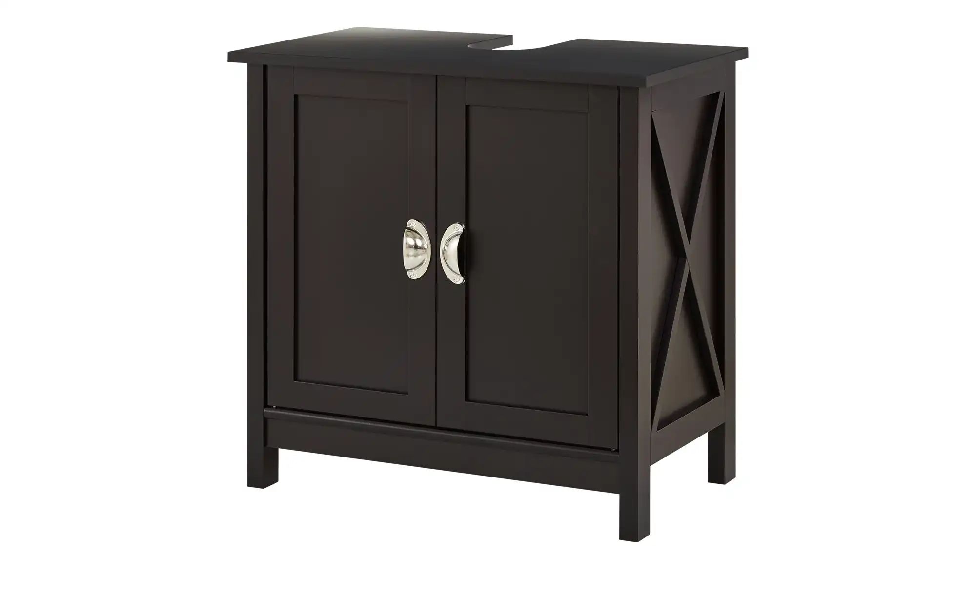 Waschbeckenunterschrank | Schwarzbraun - Bei Möbel Kraft online kaufen