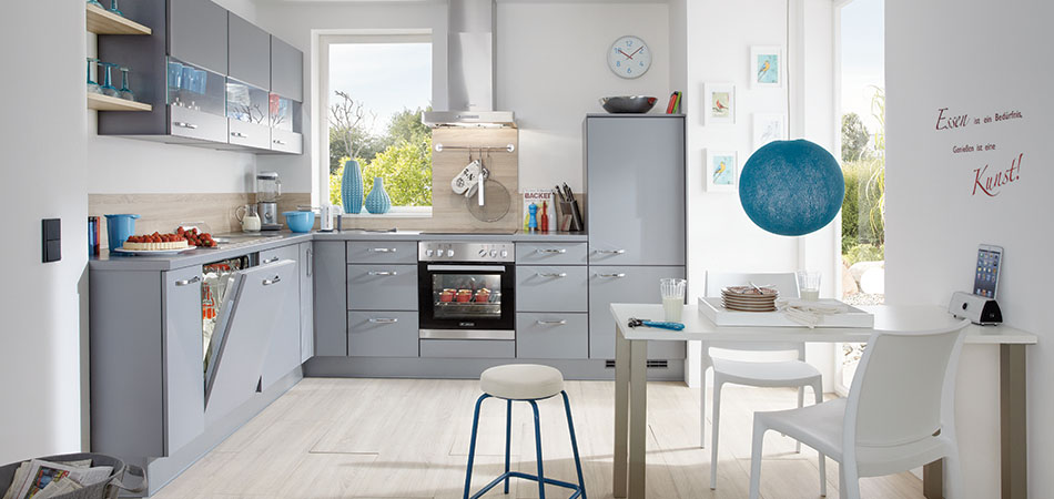 Moderne graue küchen vielseitig und elegant möbel kraft