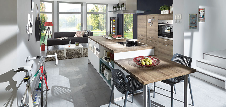 Kücheninseln zentrum moderner wohnküchen möbel kraft