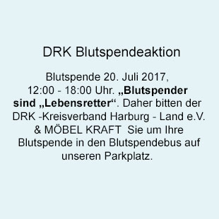 Blutspende bei Möbel Kraft in Buchholz