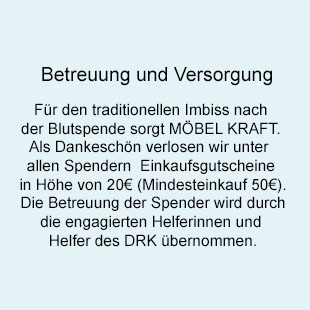 Blutspende bei Möbel Kraft in Buchholz