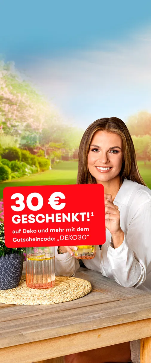 50€ geschenkt¹ auf Deko und mehr mit dem Gutscheincode: "DEKO50"