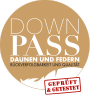 Downpass, Daunen und Federn, Rückverfolgbarkeit und Qualität, geprüft und getestet