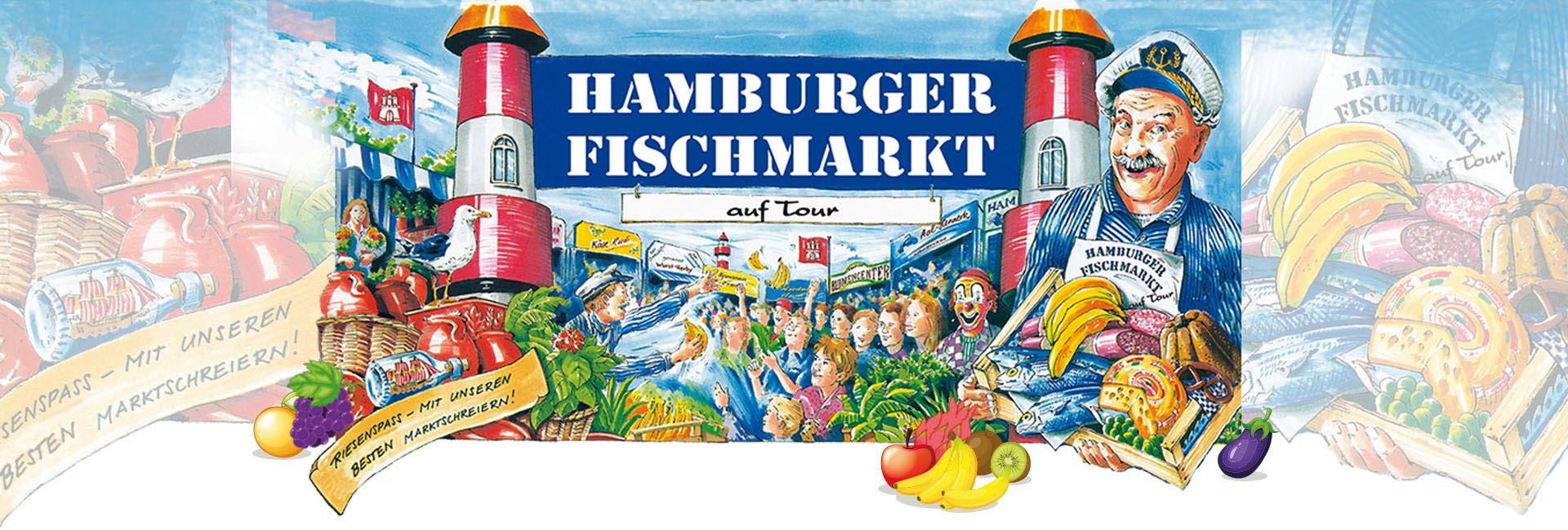 Hamburger Fischmarkt auf Tour macht Halt bei Möbel Kraft