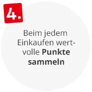 Bei jedem Einkauf wertvolle Punkte sammeln