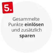 Gesammelte Punkte einlösen und zusätzlich sparen