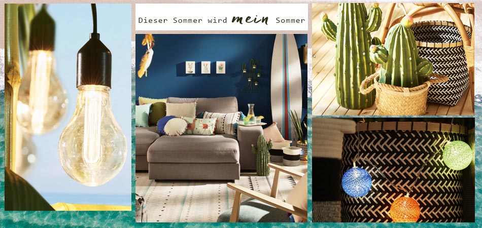 Yay, it´s summer, Colourful Summerfeeling für das Wohnzimmer