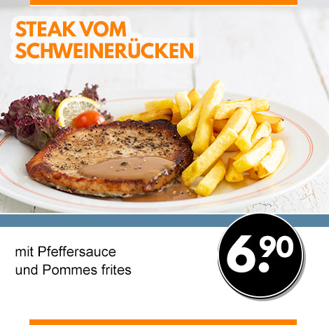 Steak vom Schweinerücken