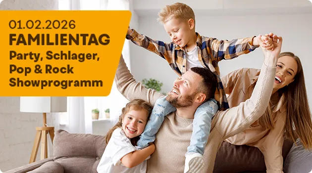 01.02.2026. Familienetag. Party, Schlager, Pop & Rock Showprogramm