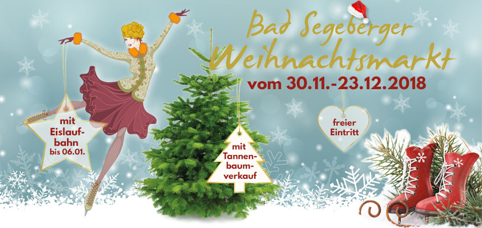 Weihnachtsmarkt mit Eislaufbahn