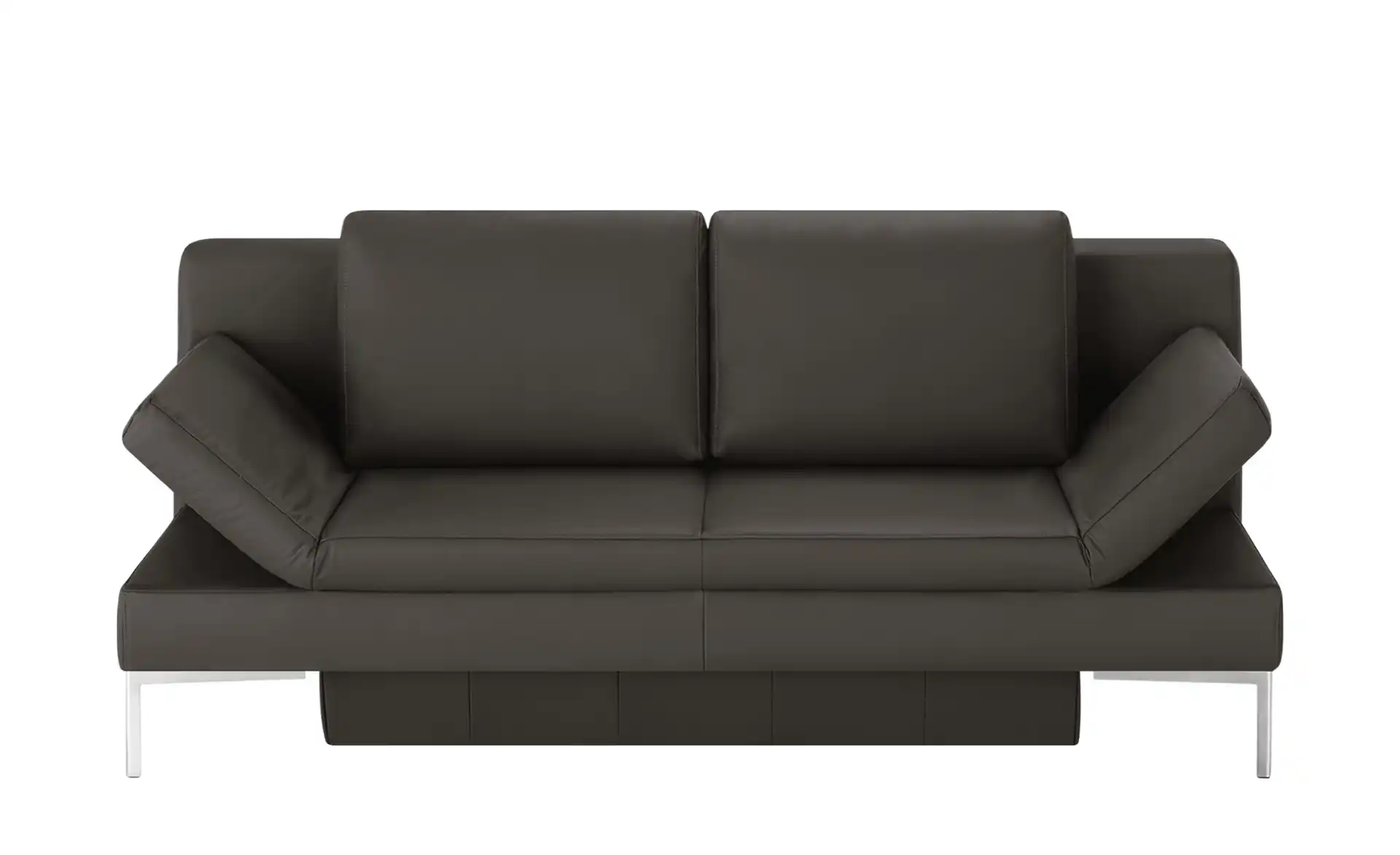 Schlafsofa mit Sitz- und Rückenfläche aus Echtleder Kenny