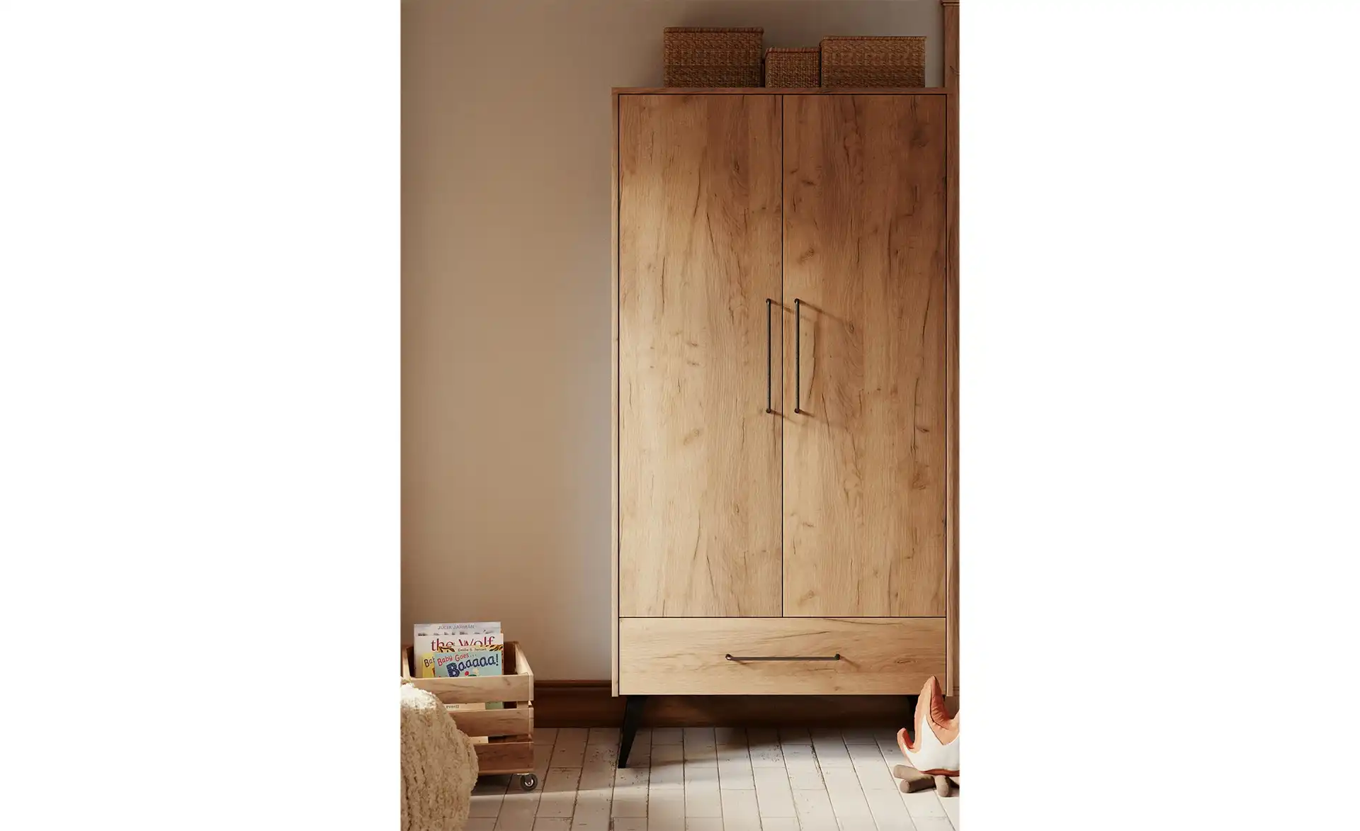 pinio kleiderschrank 2-türig retro