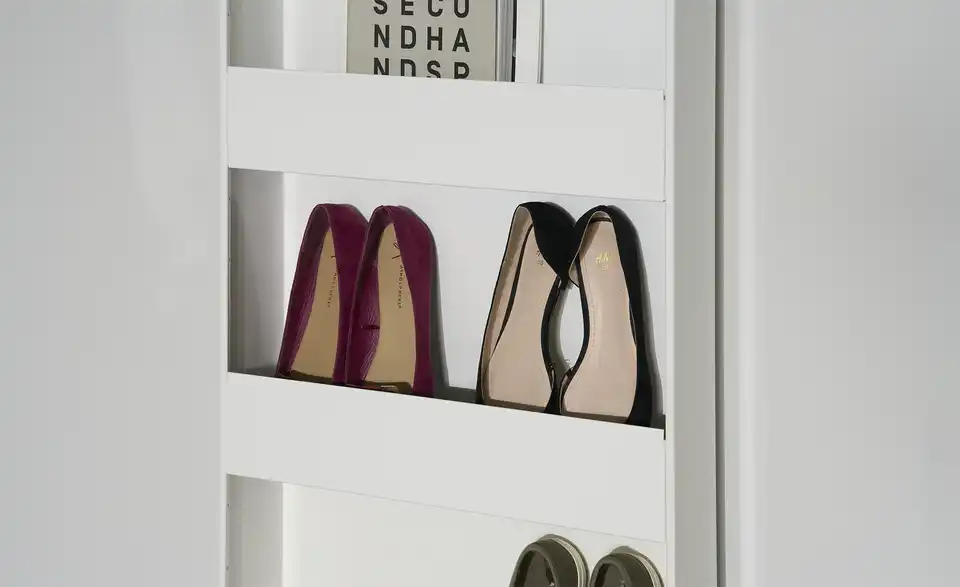 Schuh- und Mehrzweckschrank, Detailansicht