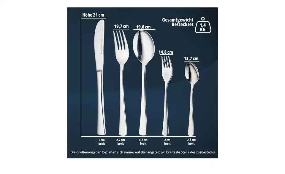 KHG Besteckset, 30-teilig