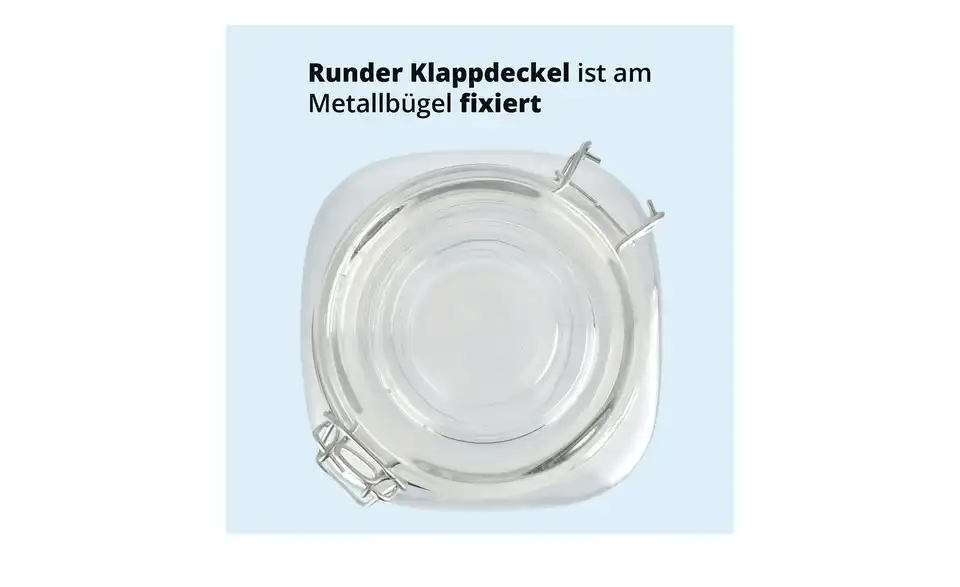 KHG Aufbewahrungsglas, Bild mit Text