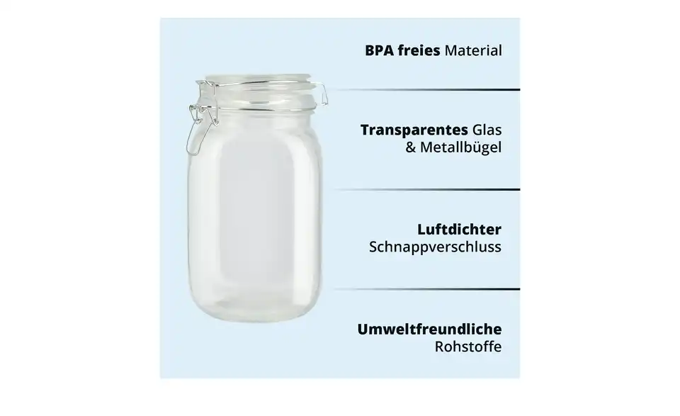 KHG Aufbewahrungsglas, Bild mit Text