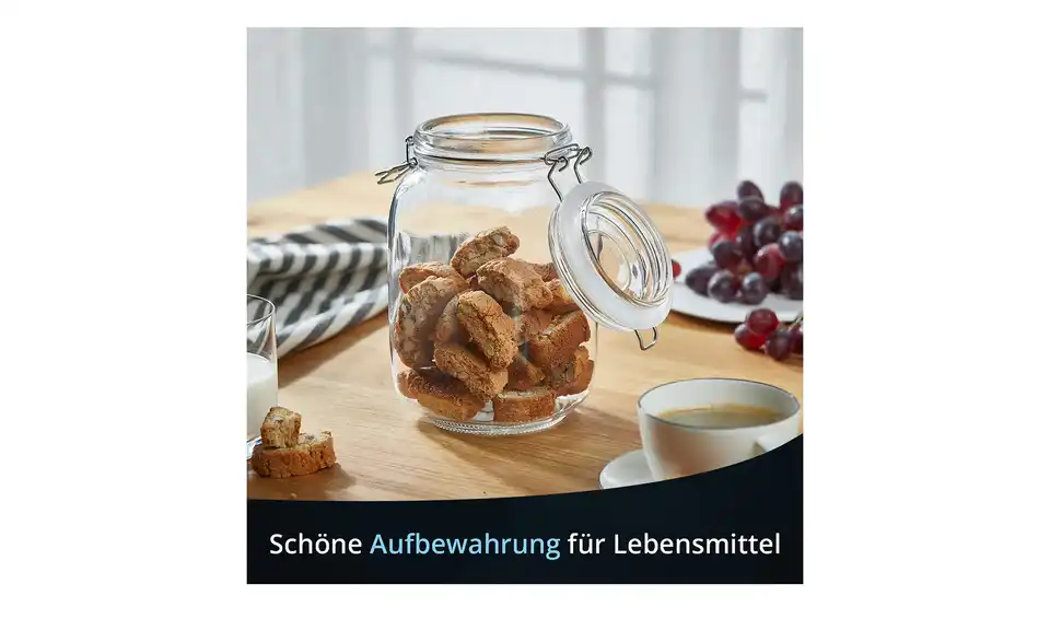 KHG Aufbewahrungsglas, Bild mit Text