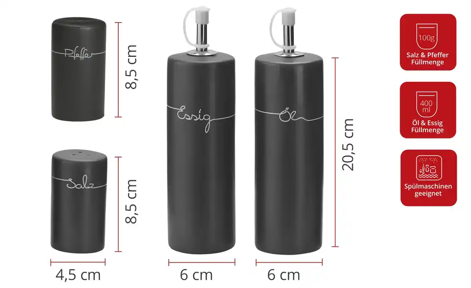 KHG Menage, 5-teilig, in Wohnsituation