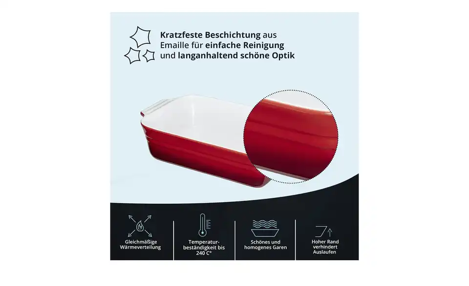 KHG Auflaufform, Bild mit Text