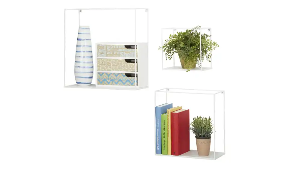 Wandregal, 3er-Set, Perspektive