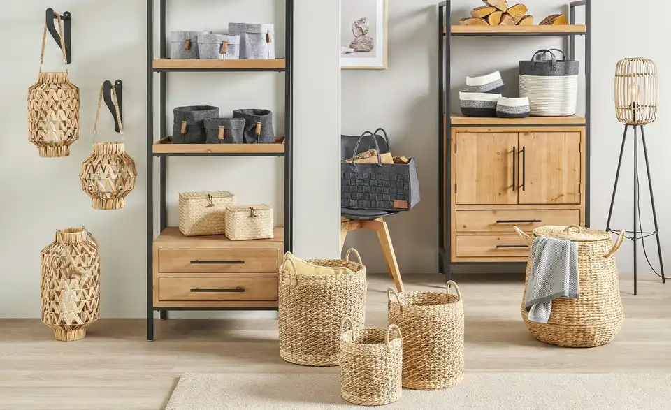 Aufbewahrungskörbe, 3er Set, in Wohnsituation