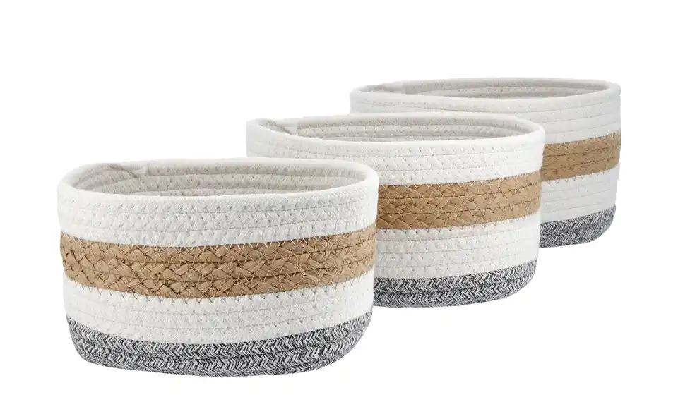 Aufbewahrungskörbe, 3er-Set, in Wohnsituation
