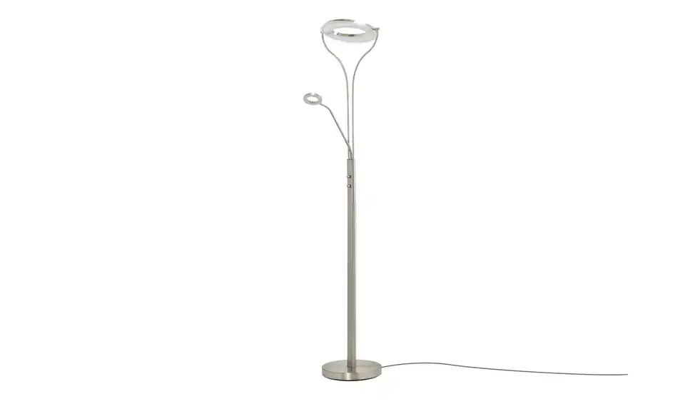 Meisterleuchten LED-Deckenfluter, 2-flammig, Chrom, Frontansicht