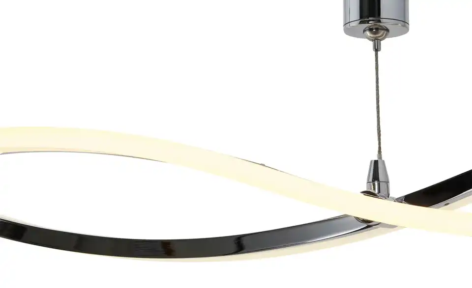 KHG LED-Pendelleuchte, chrom `Wavy´, Detailansicht