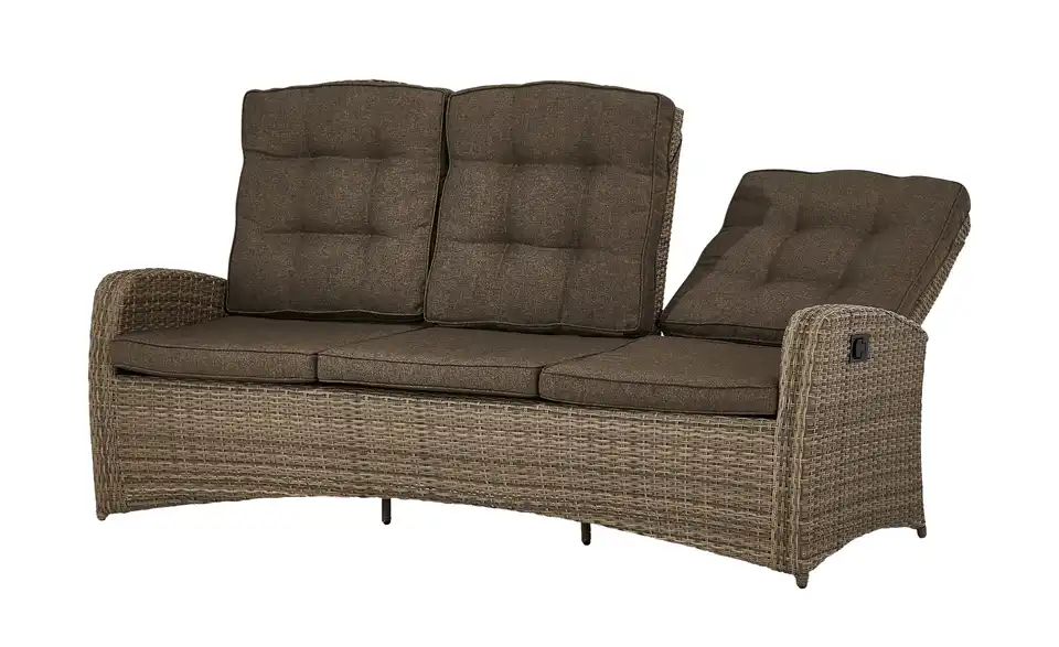 a casa mia Gartensofa, 3-sitzig Reggio, Funktionsansicht