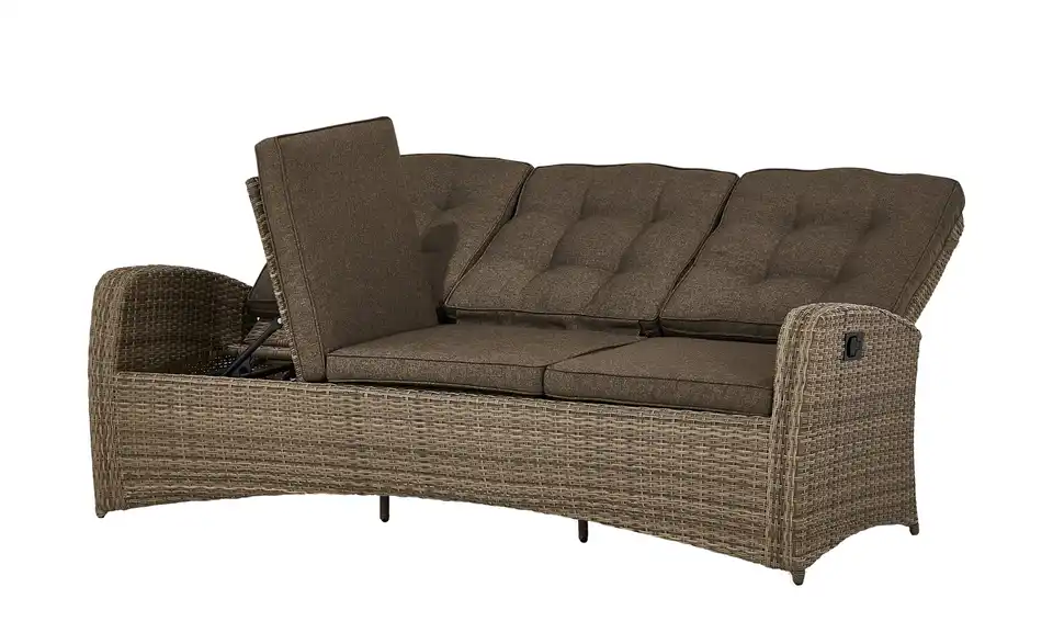 a casa mia Gartensofa, 3-sitzig Reggio, Funktionsansicht