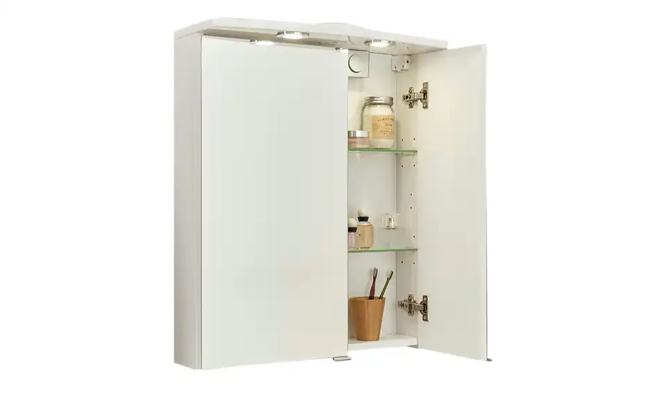 Spiegelschrank, geöffnet