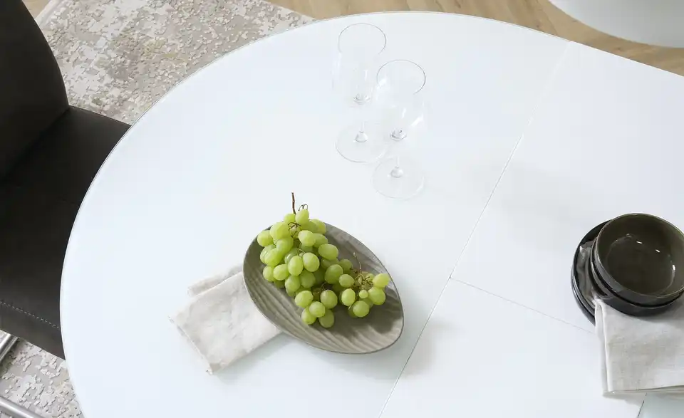 Primo Glastisch Tassilo ausziehbar, Detailansicht