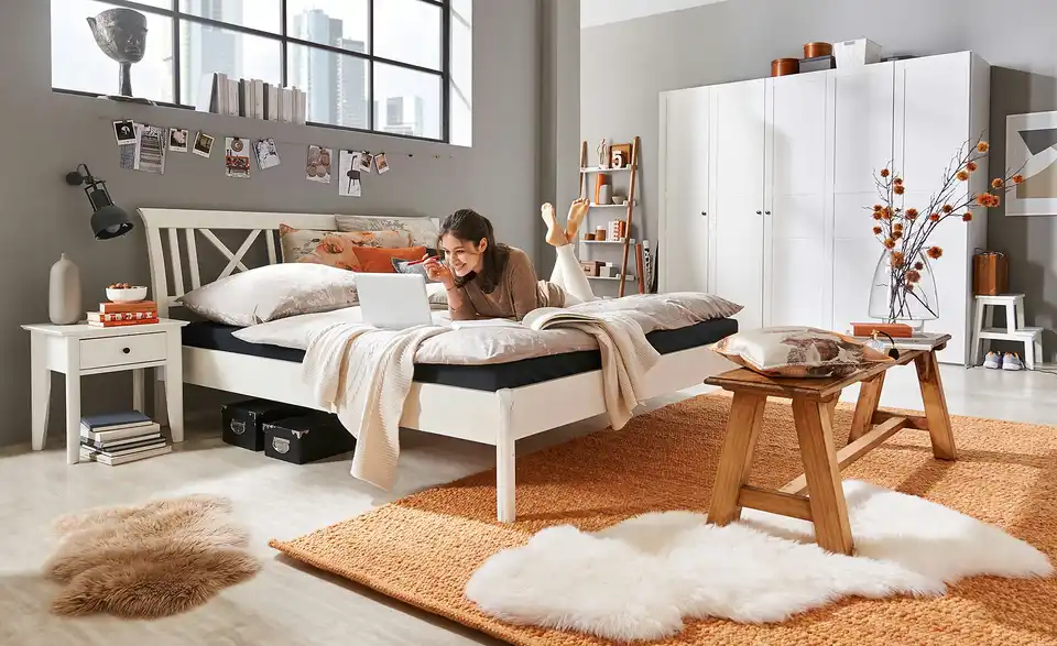 Leiterregal, in Wohnsituation