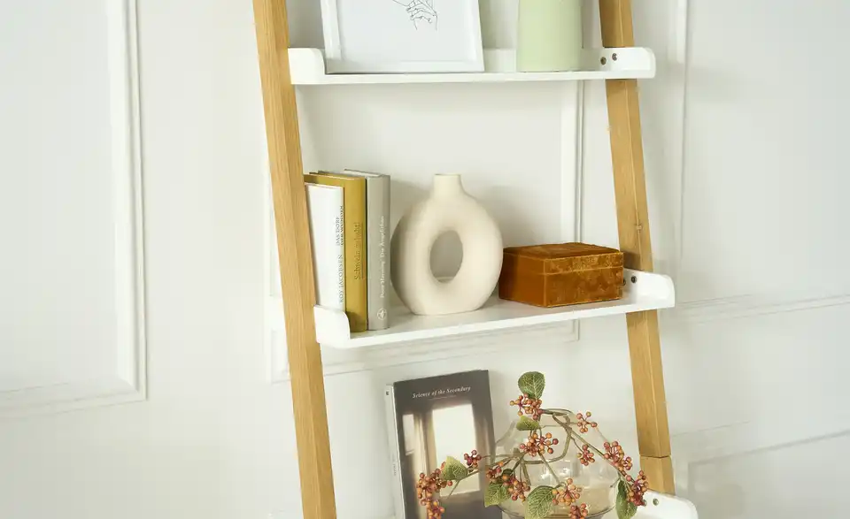 Leiterregal, Detailansicht