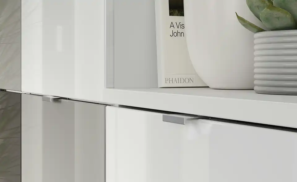 Primo Schuhschrankklappe Puzzle Weiß, in Wohnsituation