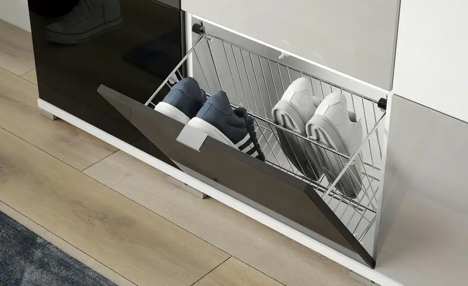 Primo Schuhschrankklappe Puzzle Weiß, in Wohnsituation