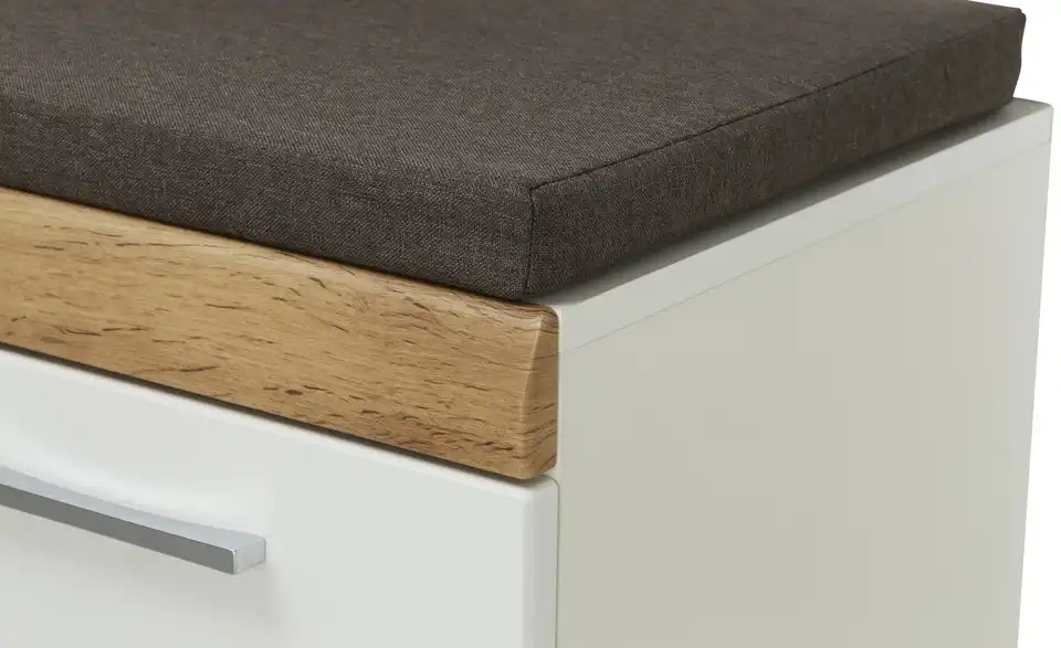 Garderobenbank, Detailansicht