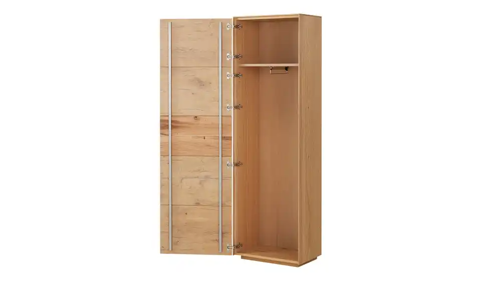 Garderobenschrank, geöffnet