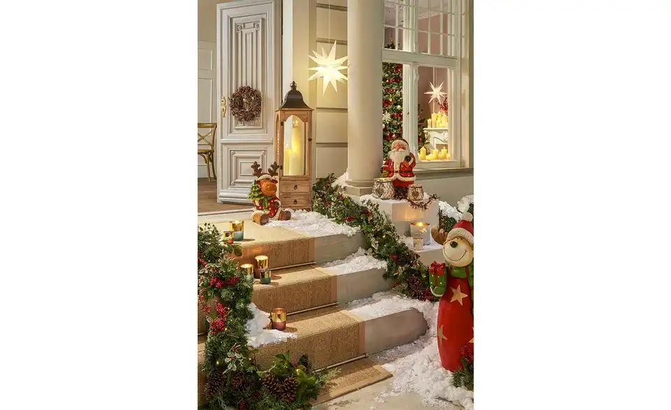 LED 3D Stern, in Wohnsituation