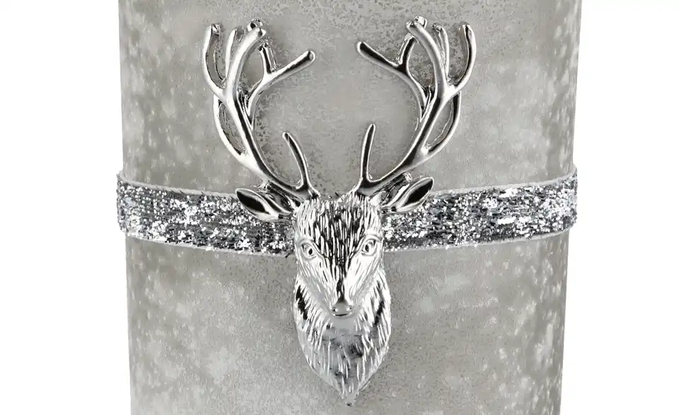 Teelichthalter Hirschgeweih, Detailansicht