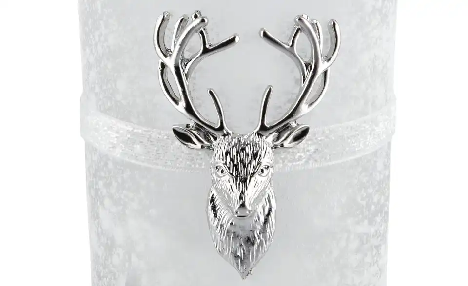 Teelichthalter Hirschgeweih, Detailansicht