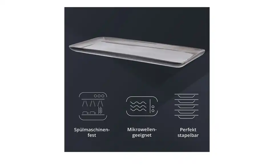 Peill+Putzler Servierplatte Rimini, Bild mit Text