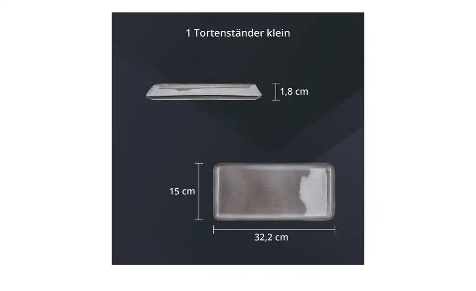 Peill+Putzler Servierplatte Rimini, Bild mit Text