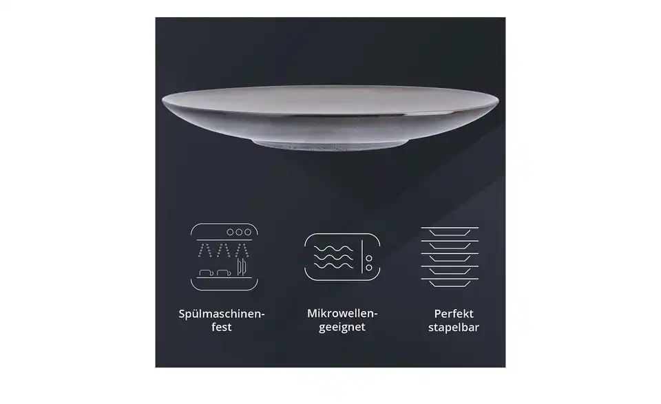 Peill+Putzler Platte Rimini, Bild mit Text