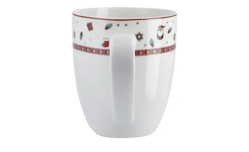 Peill+Putzler Kaffeebecher Santa Weihnachtsgeschirr, Profilansicht