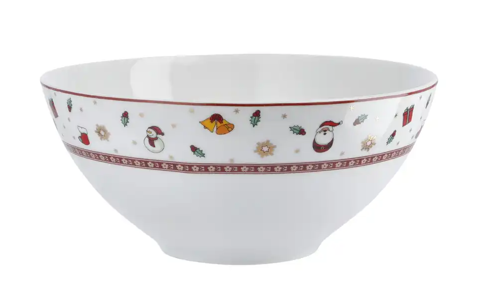 Peill+Putzler Schale Santa Weihnachtsgeschirr, Frontansicht