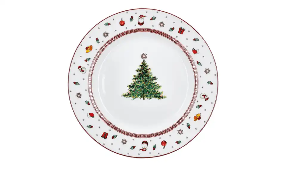 Peill+Putzler Weihnachts-Tafelservice Santa, Frontansicht