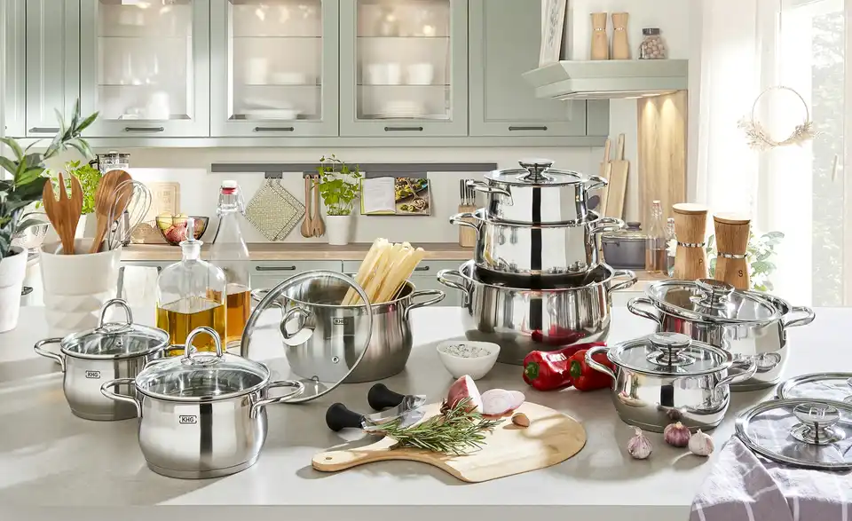 Berndes Topfset, 5-teilig Romantika, in Wohnsituation